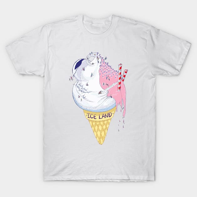 Ice Land T-Shirt by superona